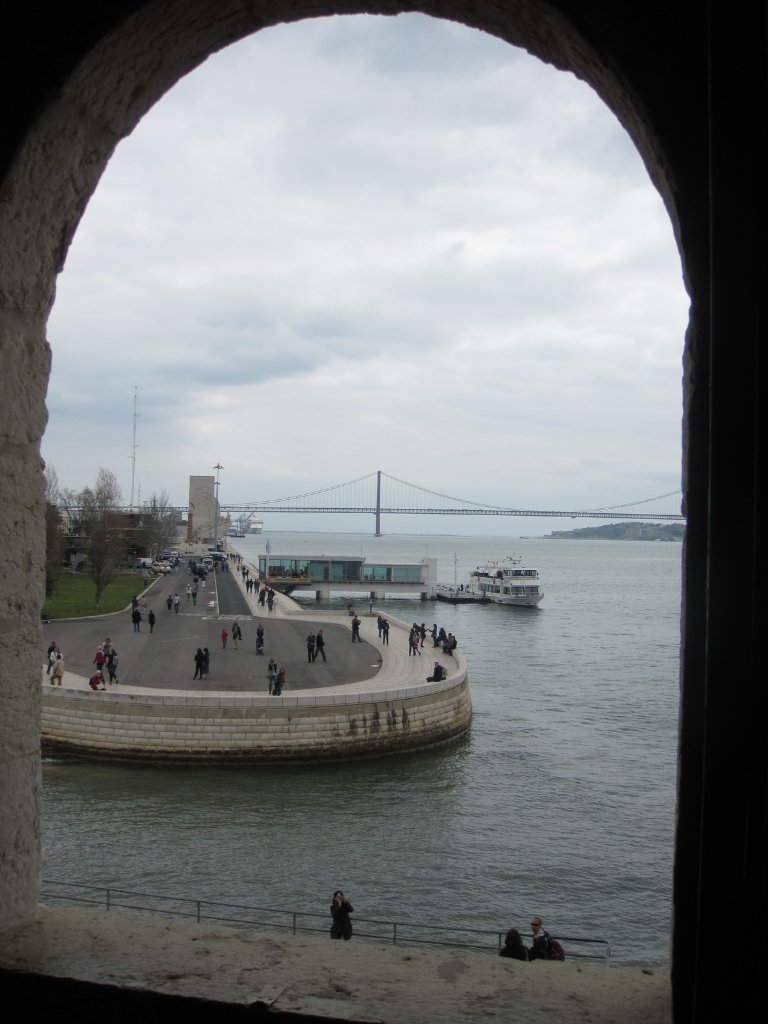 22-View from the Torre de Belém.jpg - View from the Torre de Belém